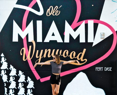 Olé la vida Miami Wynwood Fert Dase Street Art Graffiti
